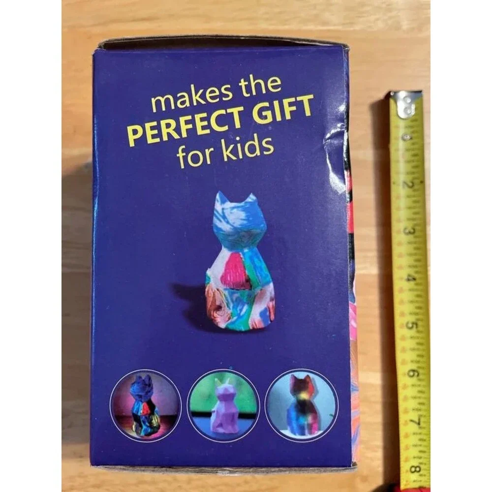 DIY Art Cat Lamp arts crafts